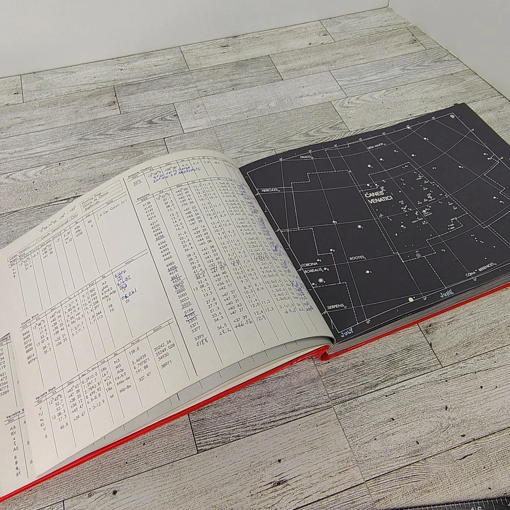 Handbook of the Constellations Astronomy Reference Book Science Guide 1977 3rdEd
